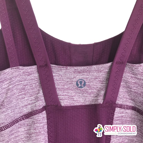 Lululemon Athletica Women's Tank Tops Active Strength Scoop Neck Shelf Bra Sz 6 - Picture 5 of 8